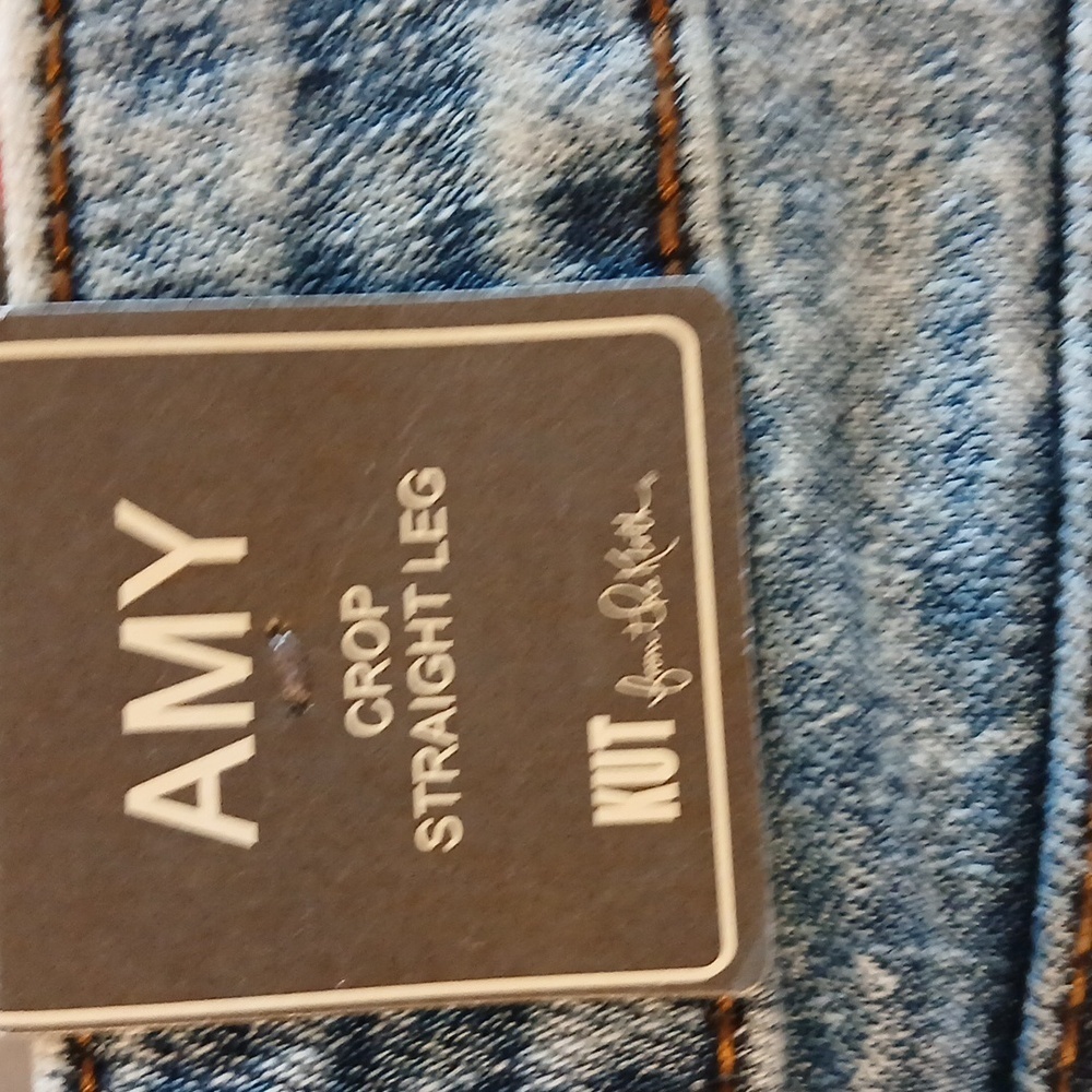 Kut from the Kloth jeans Distressed cropped sizes various - Picture 7 of 8